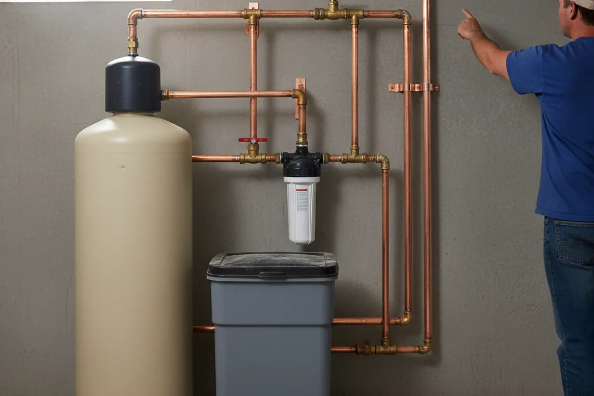 Whole-house water treatment system installed in Broomall